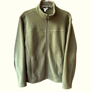 Bass Pro Shops Full-Zip Fleece Jacket for Men Burnt Olive S